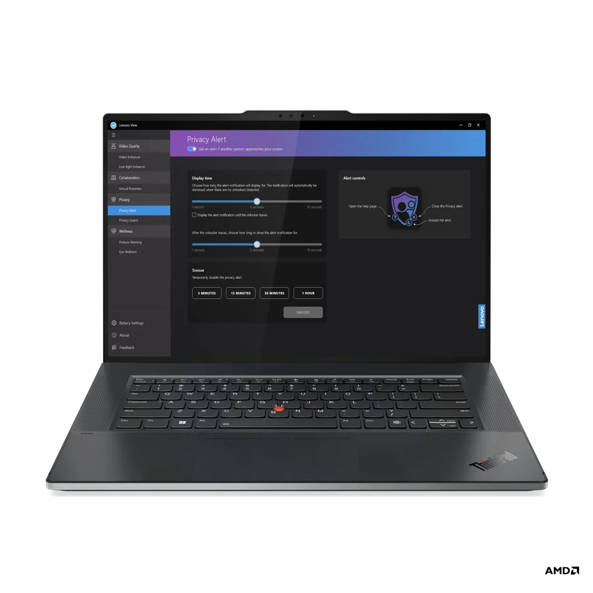 Thinkpad Z16 Gen 2 Ryzen 7 PRO 7840HS - Ram 8GB - SSD 512GB NVMe - 16.0 WQUXGA OLED (3840x2400)